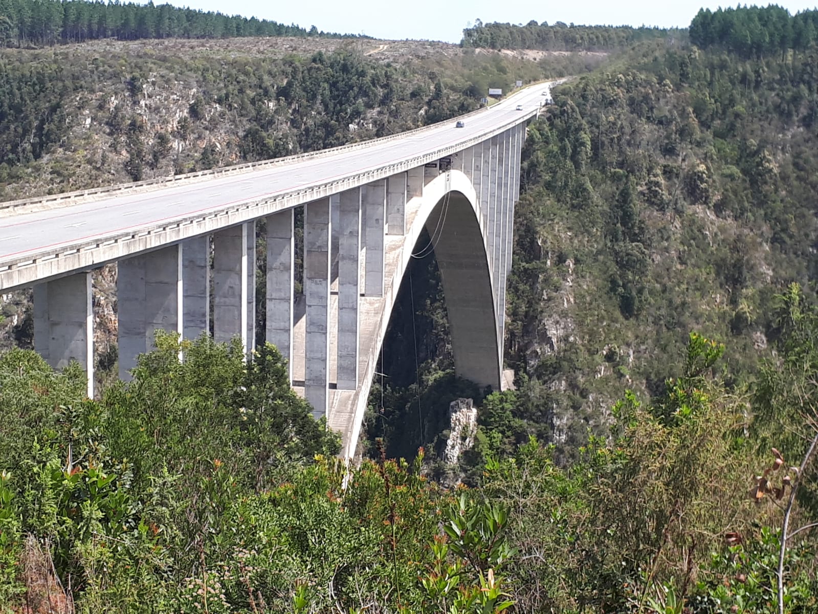 Storms River suspension bridge, Tsitsikamma, Garden Route